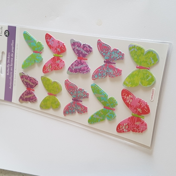 3/15$ 10 pcs Handmade 3D Pop-Up Firefly Stickers (1 Sheet) - Picture 1 of 8